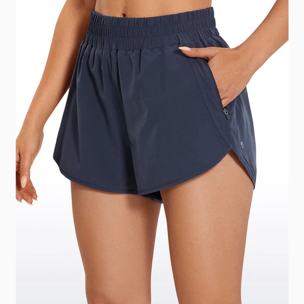 CRZ Yoga Navy Blue Athletic Shorts